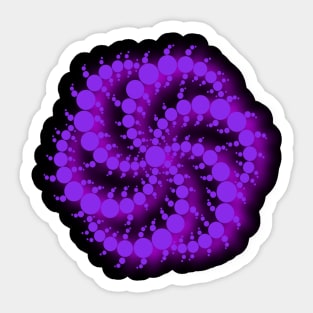 Fractal Spiral Sticker